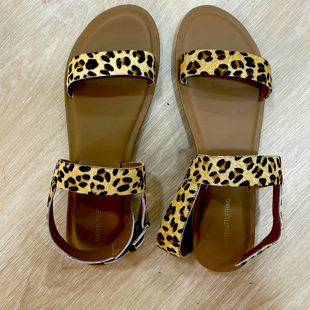 Leopard sandals